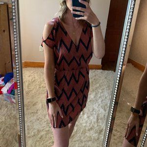 Peek A Boo Shoulder Dress